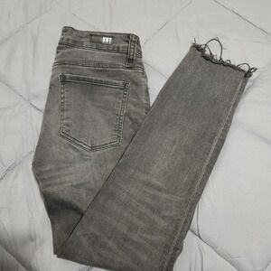 KUT from the Kloth Reese Jeans Women's 00 26x26.5 Mid Rise Button Fly Raw Hem